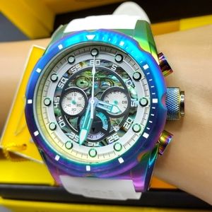 NEW Invicta Iridescent Speedway Chronograph Men's Watch.